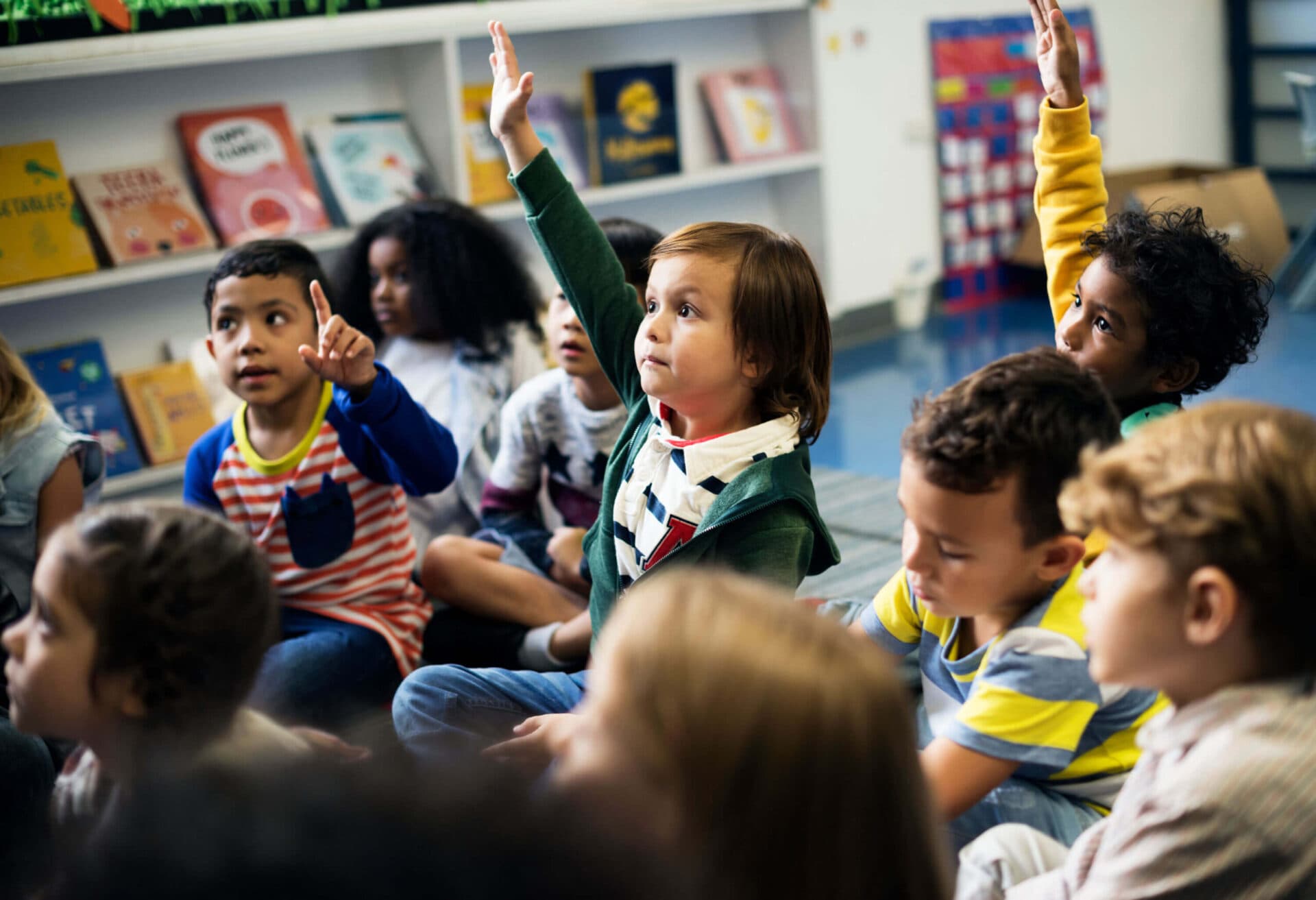 Children learning together at Little Giants Learning Academy